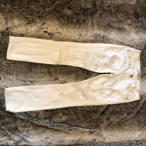 Hollister Boot Cut White Jeans